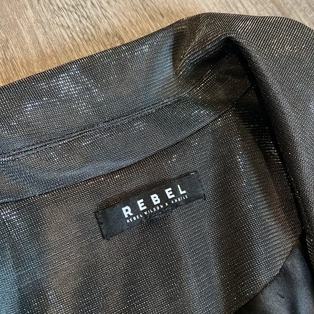 ✔REBEL by Rebel Wilson X Angels blazer Blake Shimmery Size 18W - Picture 8 of 11